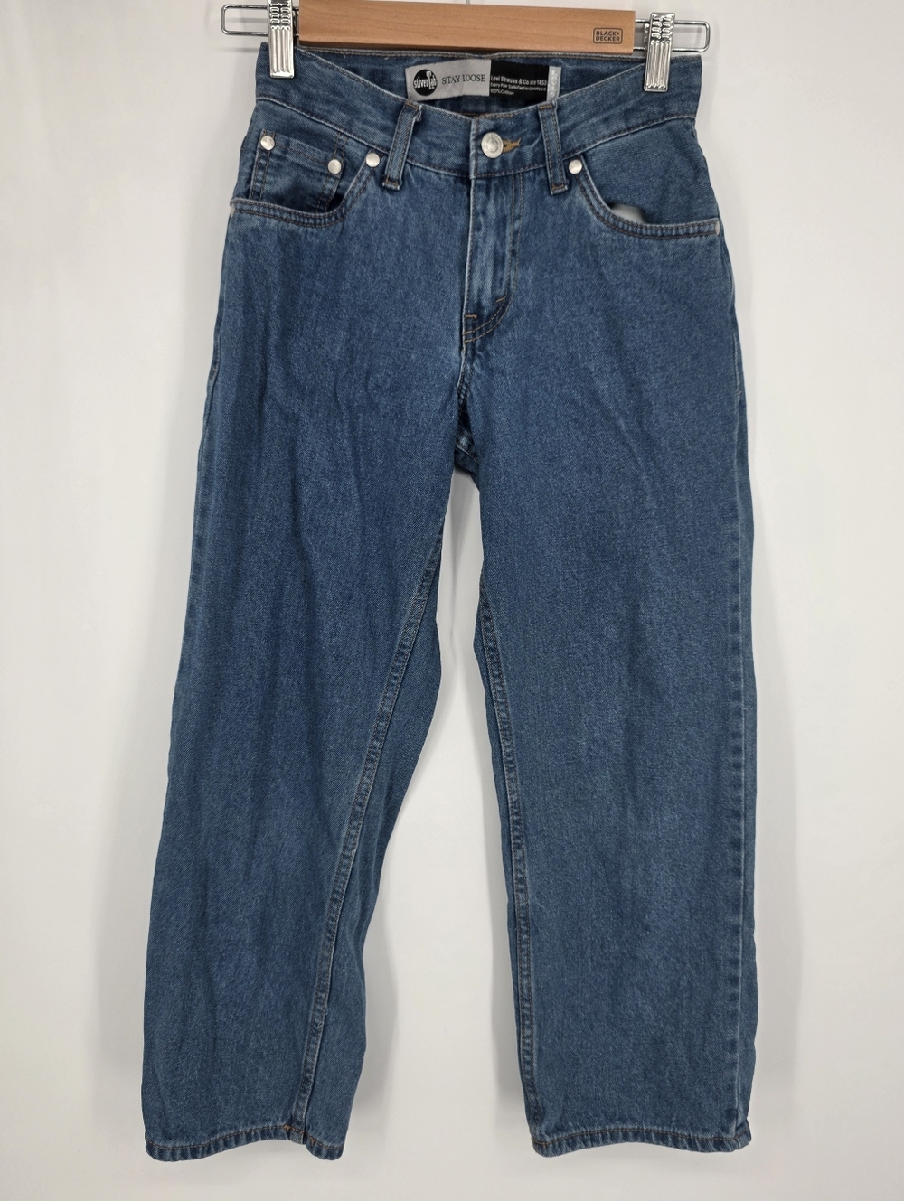 Levi's Boy's SilverTab Stay Loose Jeans Blue 12REG W26 L27